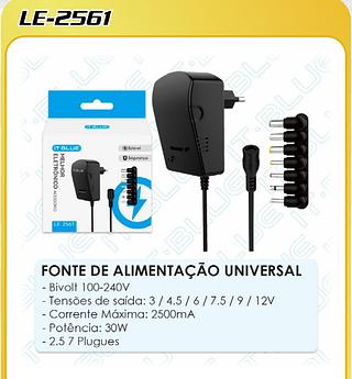 FONTE REGULAVEL 3.5 ATE 12V - LE-2561 / HM-668