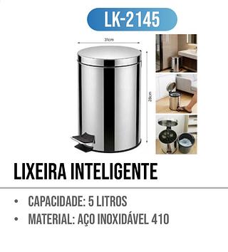 LUATEK - LIXEIRA INTELIGENTE INOX