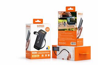 KAIDI - POWER BANK PORTATIL 20000MAH 100W