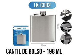LUATEK - CANTIL DE BOLSO 198ML