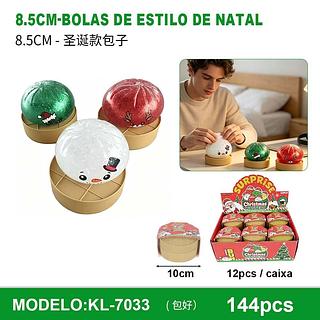 SQUISHY DE BONECO DE NEVE BOX COM 12