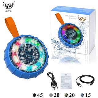 CAIXA DE SOM ALTOMAX LED RESISTENTE A AGUA 958
