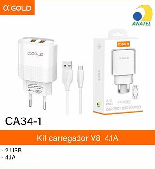 AGOLD - CARREGADOR 4.1 V8