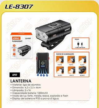 LANTENA FAROL DE BIKE LED