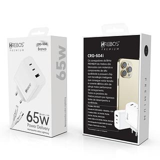 HREBOS - CARREGADOR PREMIUM TC-TC-USB - CRG-504i