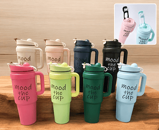 GARRAFA TERMICA MOOD THE CUP 1000ML COM ALÇA E TAMPA SEM GARANTIA