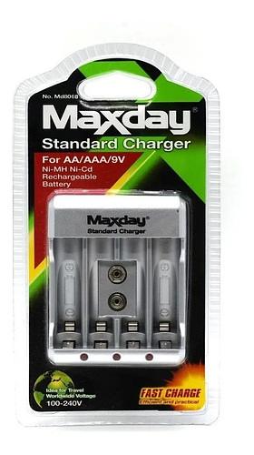 MAXDAY - CARREGADOR DE PILHAS - MK-04-0939 | 806B