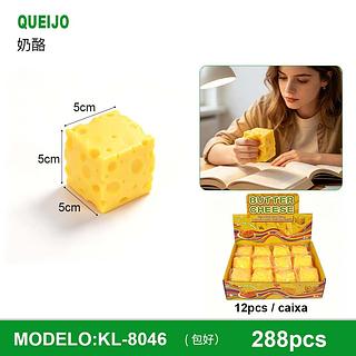 SQUISHY DE QUEIJO BOX COM 12