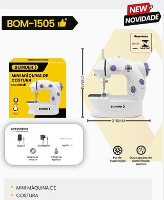 BOMVINK - MINI MAQUINA DE COSTURA - SM-202A | BOM-1505