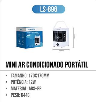 LUATEK - MINI AR CONDICIONADO PORTATIL 12W - LS-896