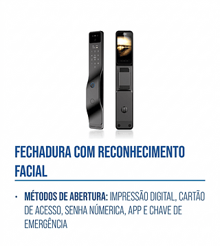 FECHADURA COM RECONHCIMENTO FACIL