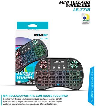 LELONG - MINI TECLADO LED - LE-7716