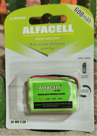 ALFACELL - BATERIA PARA TELEFONE SEM FIO 600mAH - ALBR65005