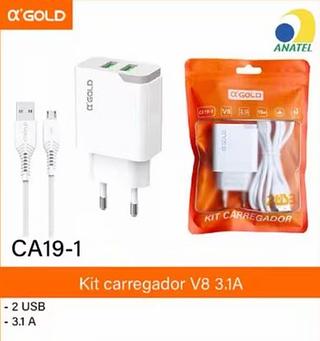 CARREGADOR V8 3.1A - SAQUINHO