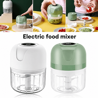 MINI PROCESSADOR E TRITURADOR DE ALIMENTOS ELETRICO PORTATIL