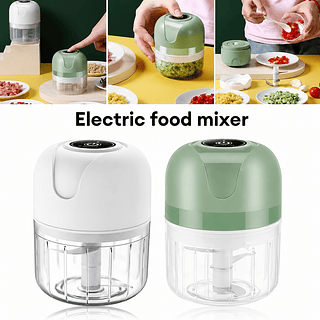 MINI PROCESSADOR E TRITURADOR DE ALIMENTOS ELETRICO PORTATIL