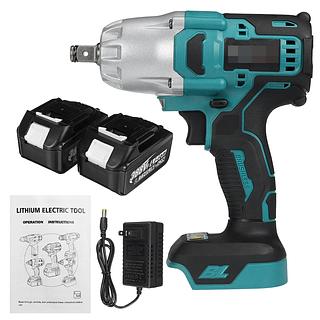 MALETA DE FERRAMENTAS CHAVE / BROCA PARAFUSADEIRA DE IMPACTO 2 BATERIAS E ACESSORIOS - KB-GX07