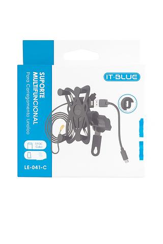 IT BLUE- SUPORTE VEICULAR COM CARREGADOR TC - LE-041-C