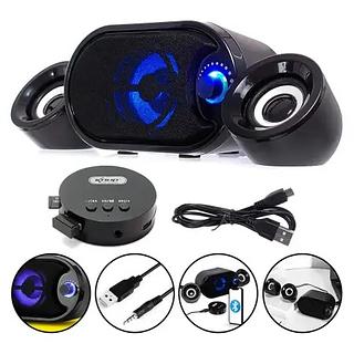 KNUP - SOM PC COM MINI SUBWOOFER 2.1 BLUETOOTH 11W
