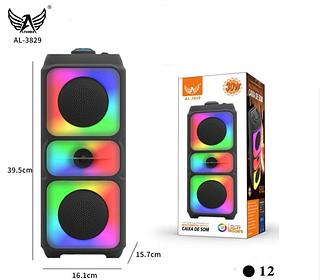 ALTOMEX - CAIXA DE SOM AM/FM/BLUETOOTH COM LED