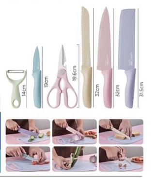 KIT FACA 6 UNIDADES CAIXA MENOR