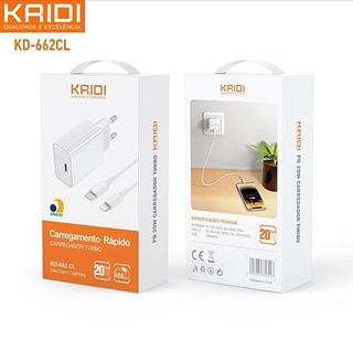 CARREGADOR TC IOS COM FONTE TC KAIDI KD-662CL