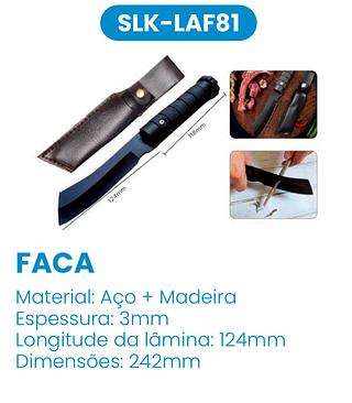 LUATEK - FACA AÇO+MADEIRA