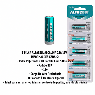 ALFACELL - PILHA 27A