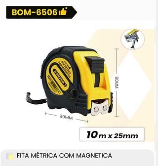 BONVINK - TRENA/FITA METRICA MAGNETICA 10M X 25MM