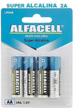 ALFACELL - PILHA ALCALINA 2A - LR64B