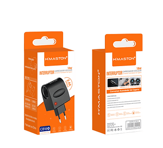 HMASTON - ADAPTADOR PARA FONTE DE CARRO 18W - CB18