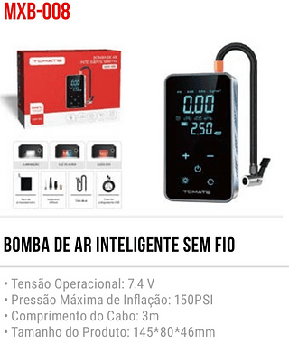 BOMBA DE AR TOMATE USB