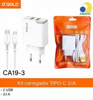 CARREGADOR TC 3.1A - SAQUINHO TC