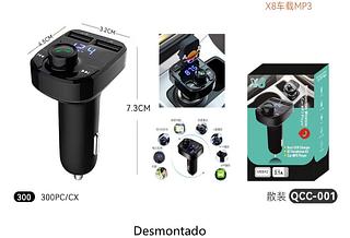 TRANSMISSOR FM BLUETOOTH X8