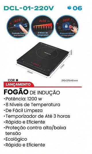 ONISTEK - FOGAO DE INDUÇAO 220V