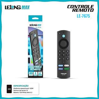 LELONG - CONTROLE FIRE TV COM COMANDOS DE VOZ ALEXIA - LE-7675