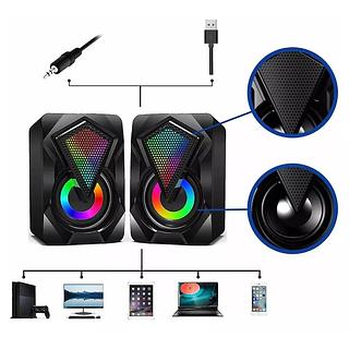 SOM DE SOM PC EXBOM USB + P2 RGB 2.0 6W RMS