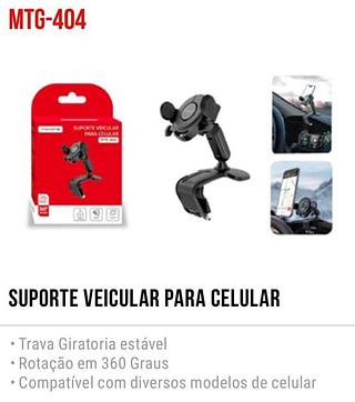 TOMATE - SUPORTE VEICULAR PARA CELULAR - MTG-404