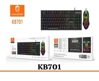 HMASTON - KIT TECLADO E MOUSE PARA JOGOS KB701