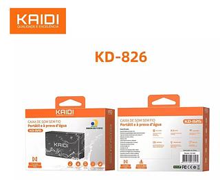 KAIDI - CAIXA DE SOM BLUETOOTH IPX7 5W