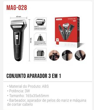 TOMATE -CONJUNTO DE APARADOR 3 EM 1 - MGA-028