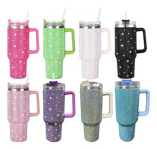 CHARGE 5 - GARRAFA TERMICA 1200ML COM STRASS