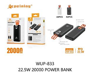 POWER BANK 20000mAh PEINING WUP-833