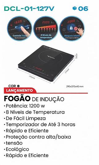 ONISTEK - FOGAO DE INDUÇAO 127V