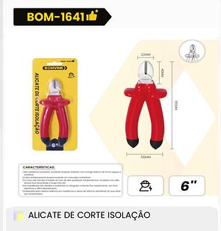 BOMVINK - ALICATE DE CORTE ISOLAÇAO 6
