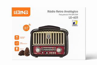 RADIO RETRO ANALOGICO COM FAROL