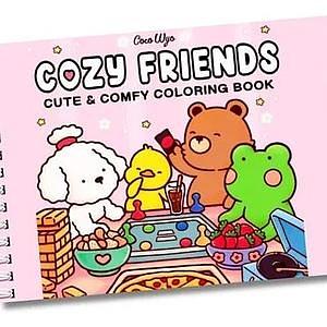 CADERNO / LIVRO PARA COLORIR COMFY DAYS 03 (ACETATO) CAPA DURA