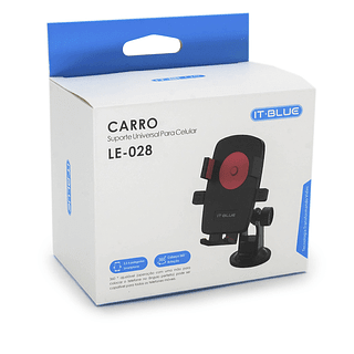 IT BLUE - SUPORTE VEICULAR PARA CELULAR E GPS VIDRO / PAINEL - LE-028