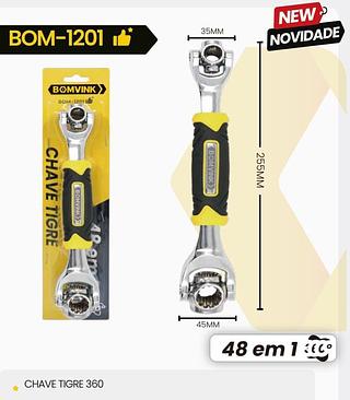 BOMVINK - CHAVE TIGRE 48 EM 1 - BOM-1201