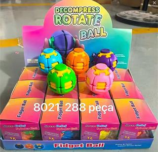 BRINQUEDO ROTATE BALL BOX 12 PCS